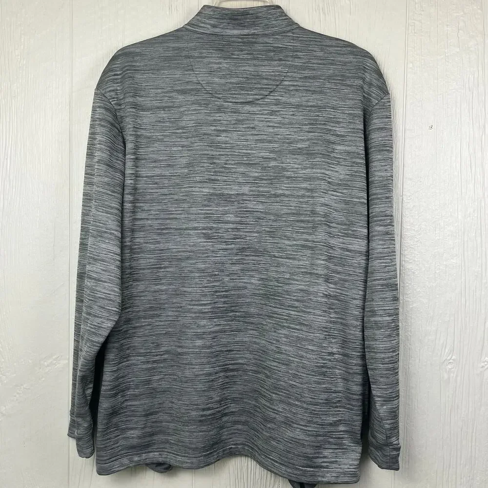 Callaway Fleece pullover men’s XXL long sleeve quarter zip, front zip pocket - Picture 4 of 6